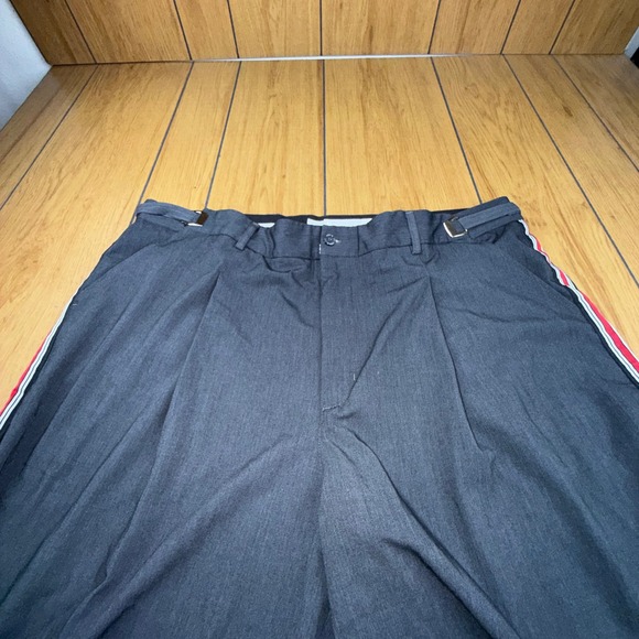 VTG Disney Worldwide Services Gray Striped Uniform Pants 42/44x32 Bus driver - Picture 6 of 8